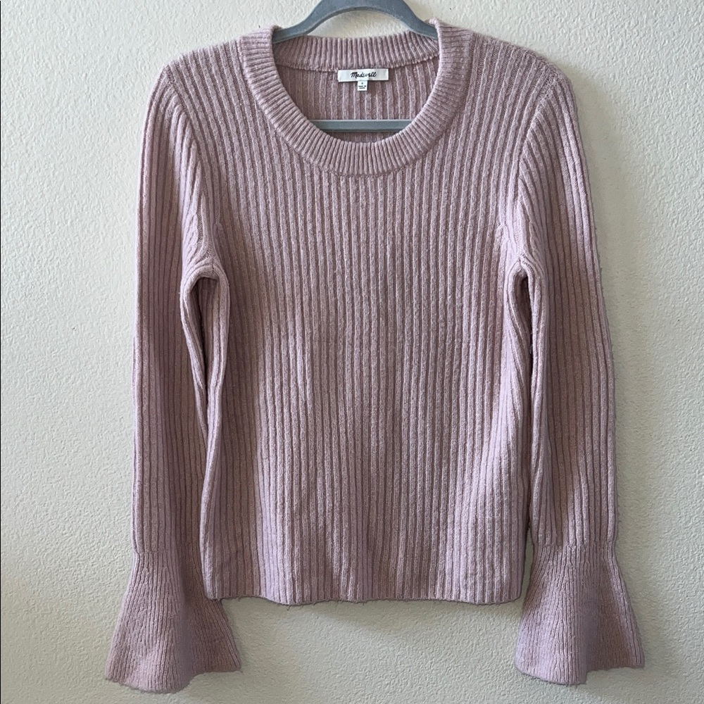 Pink Ribbed Sweater